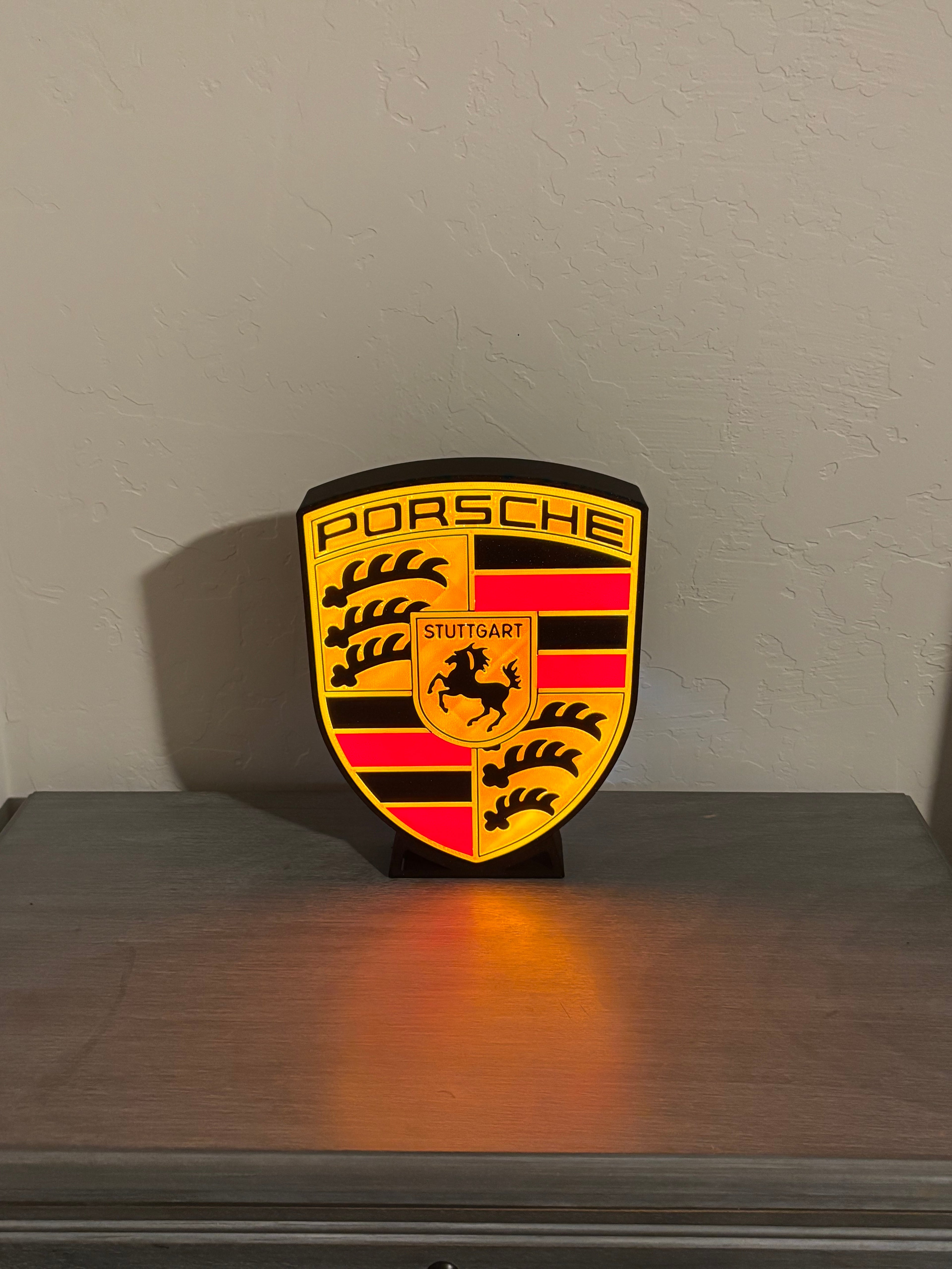 Porsche LED sign