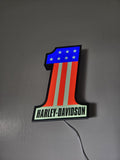 Harley Davidson led sign