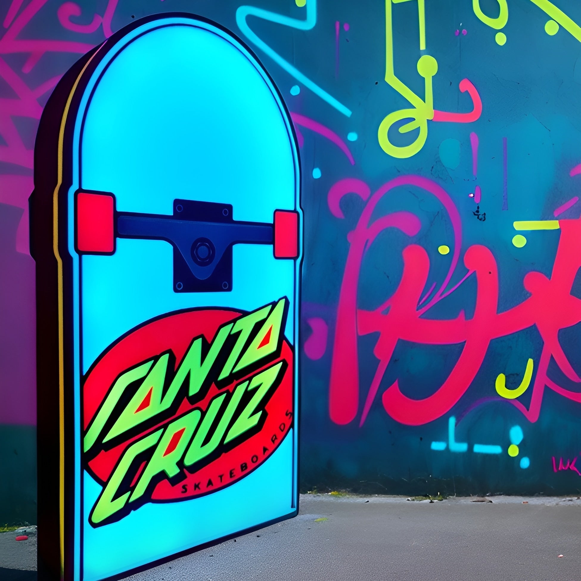 Santa Cruz led sign