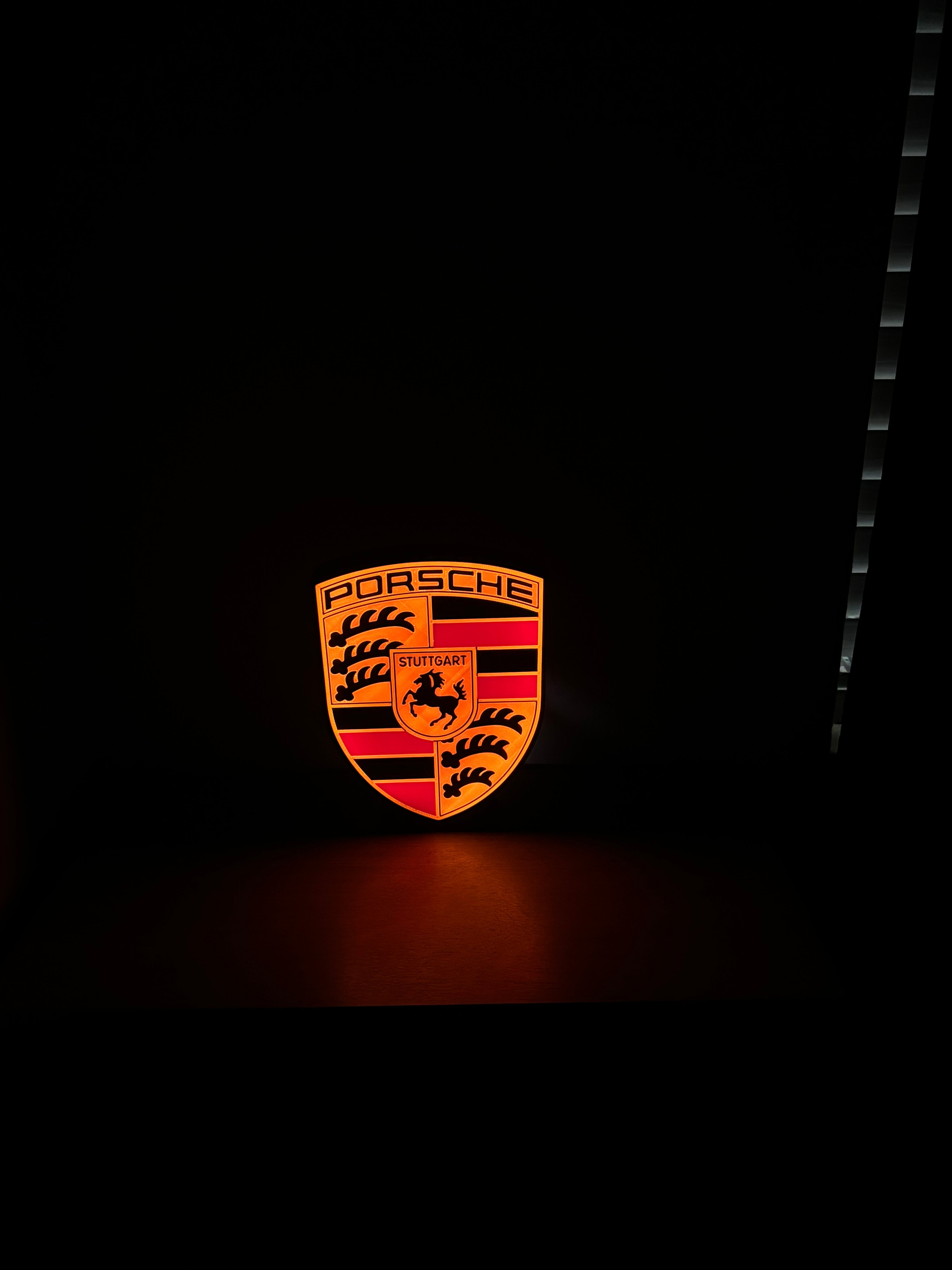 Porsche LED sign