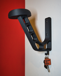 Helmet holder/keychain holder
