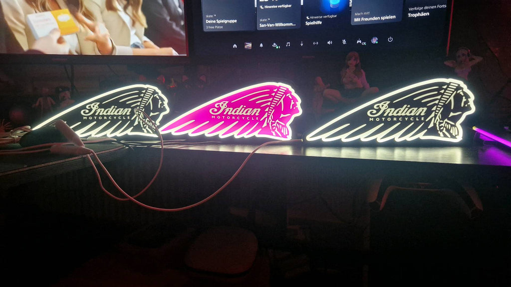 Indian motorcycles, LED light