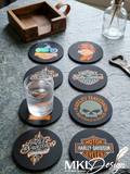 Harley Davidson coaster set