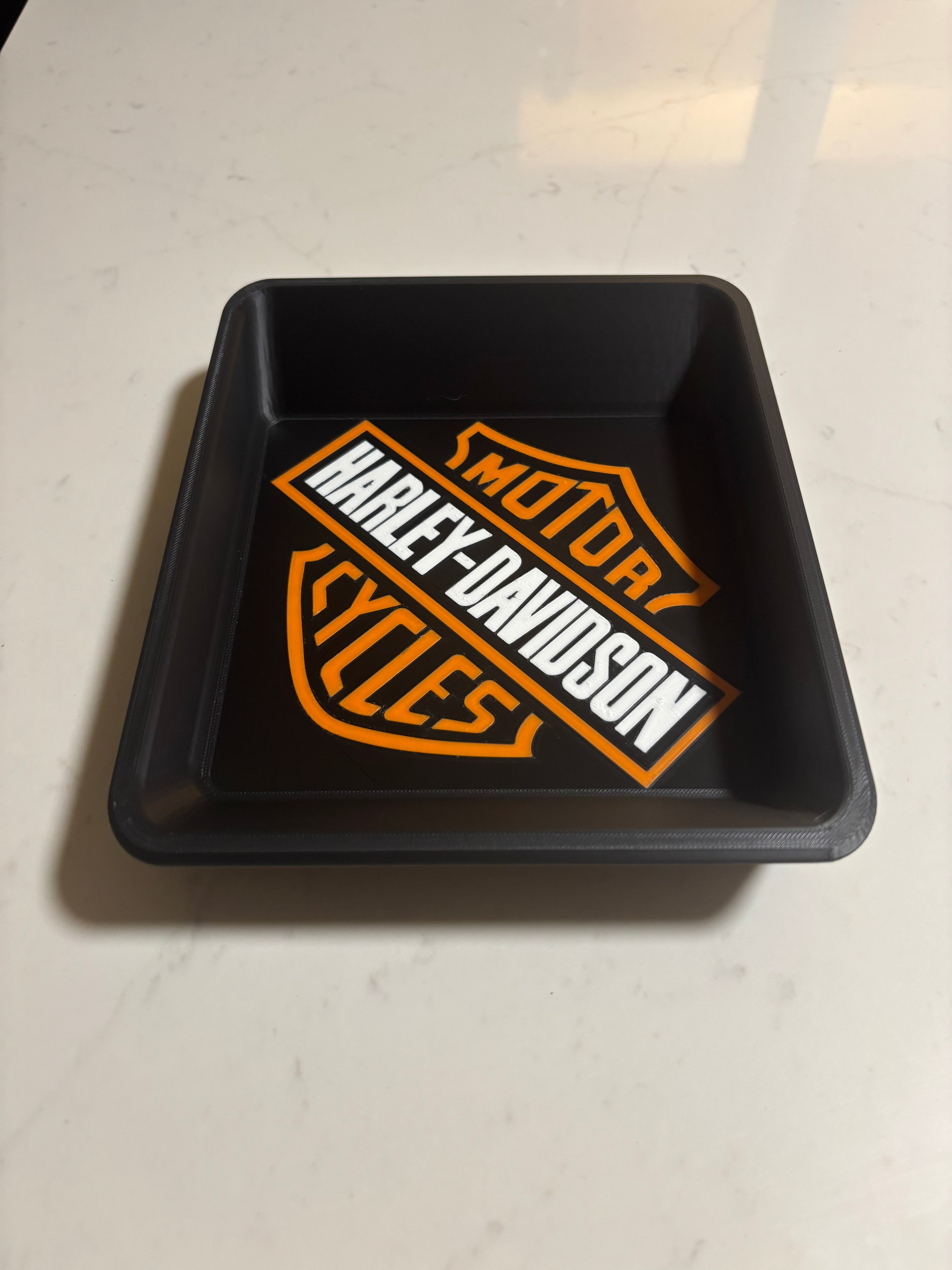 Harley Davidson, valet dump tray