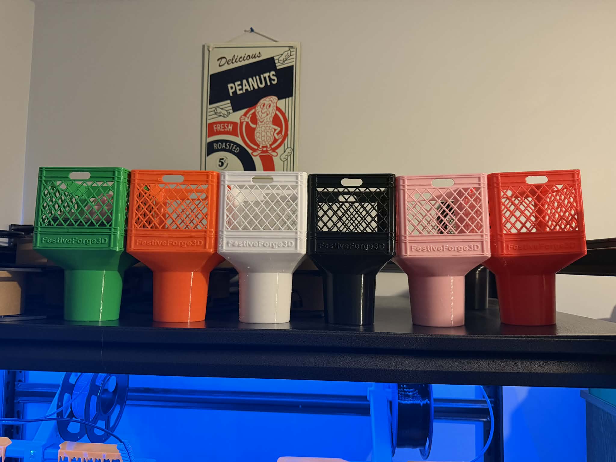 Half gallon cup holder