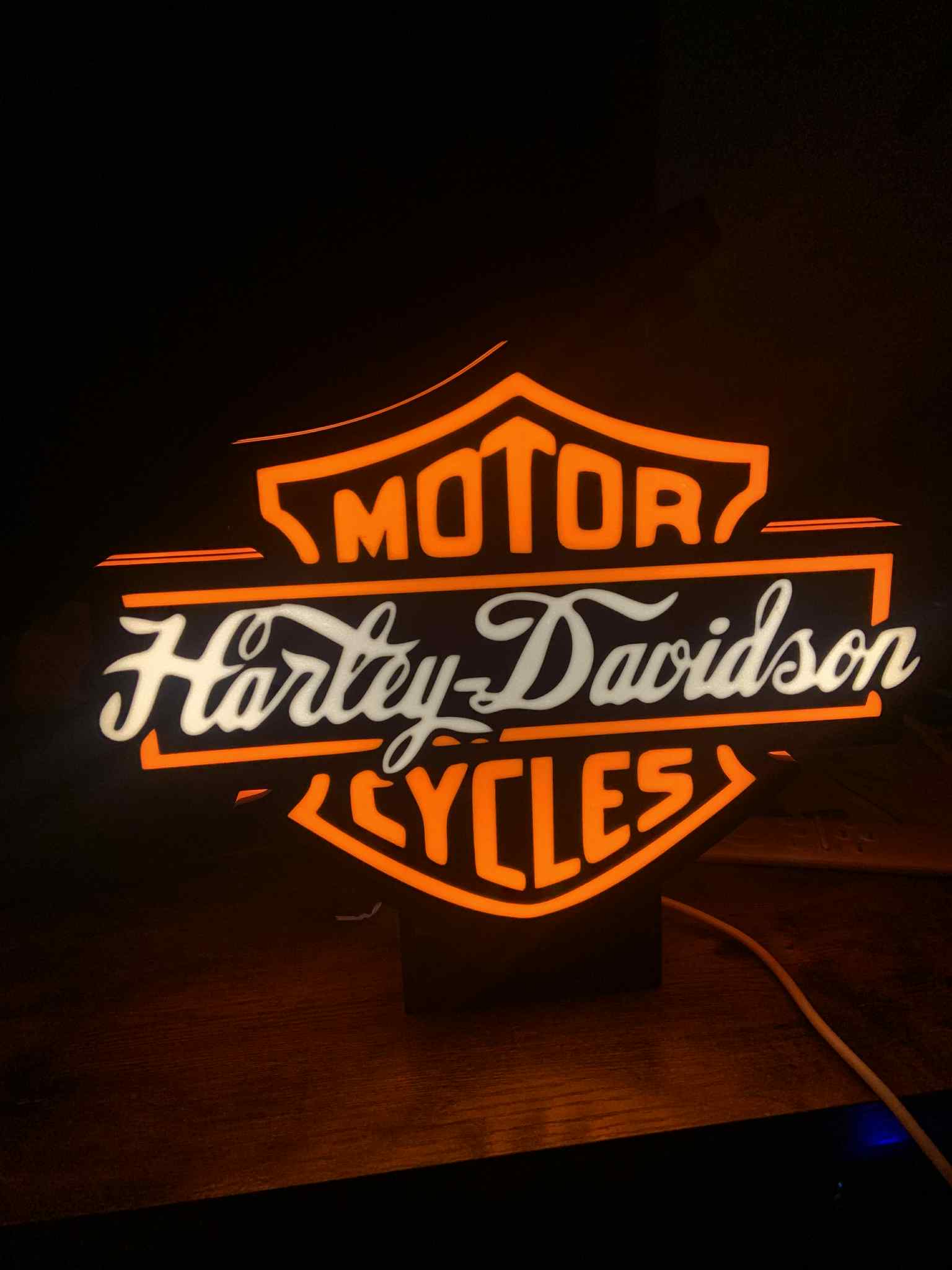 Harley Davidson LED sign