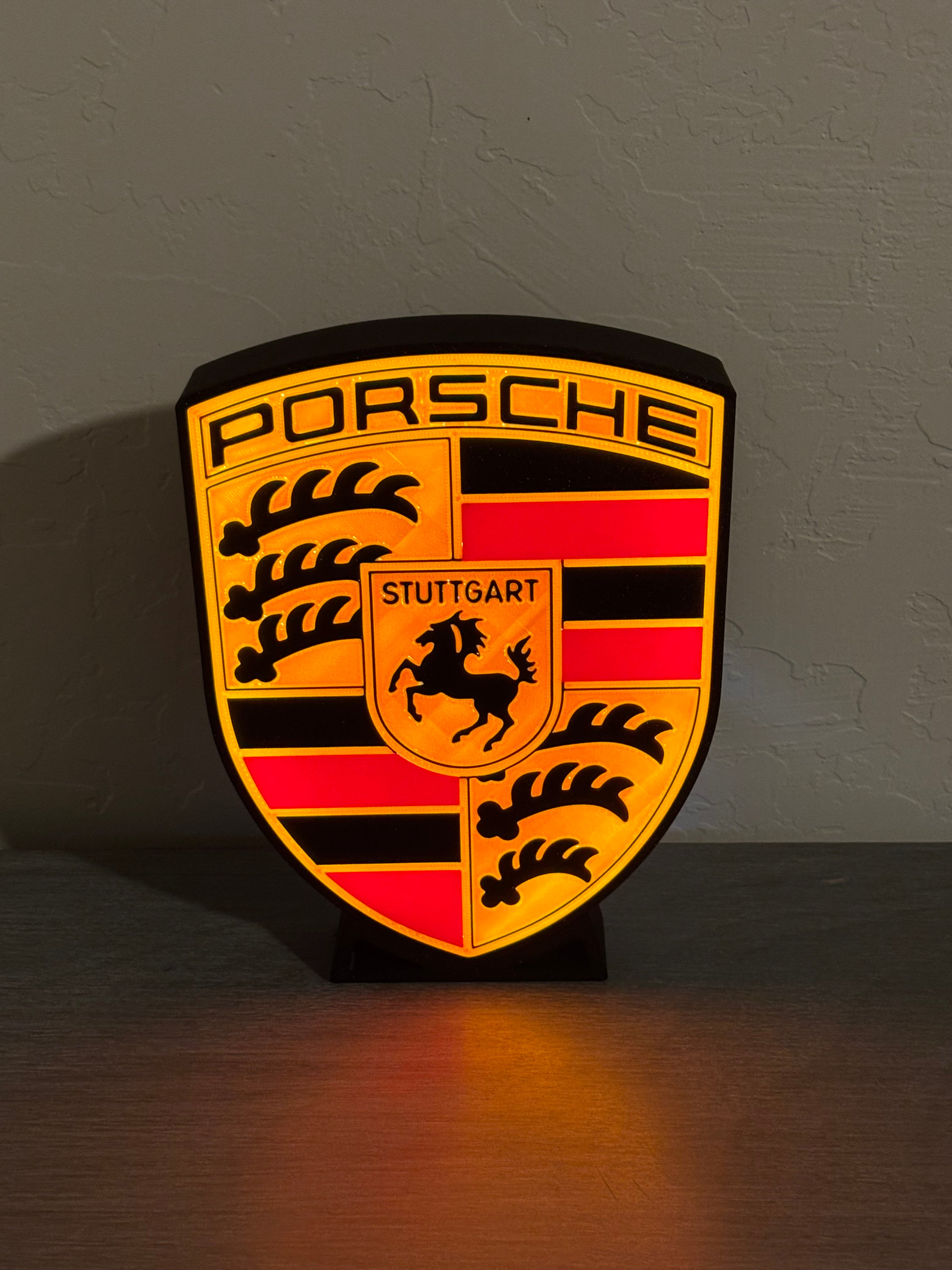 Porsche LED sign
