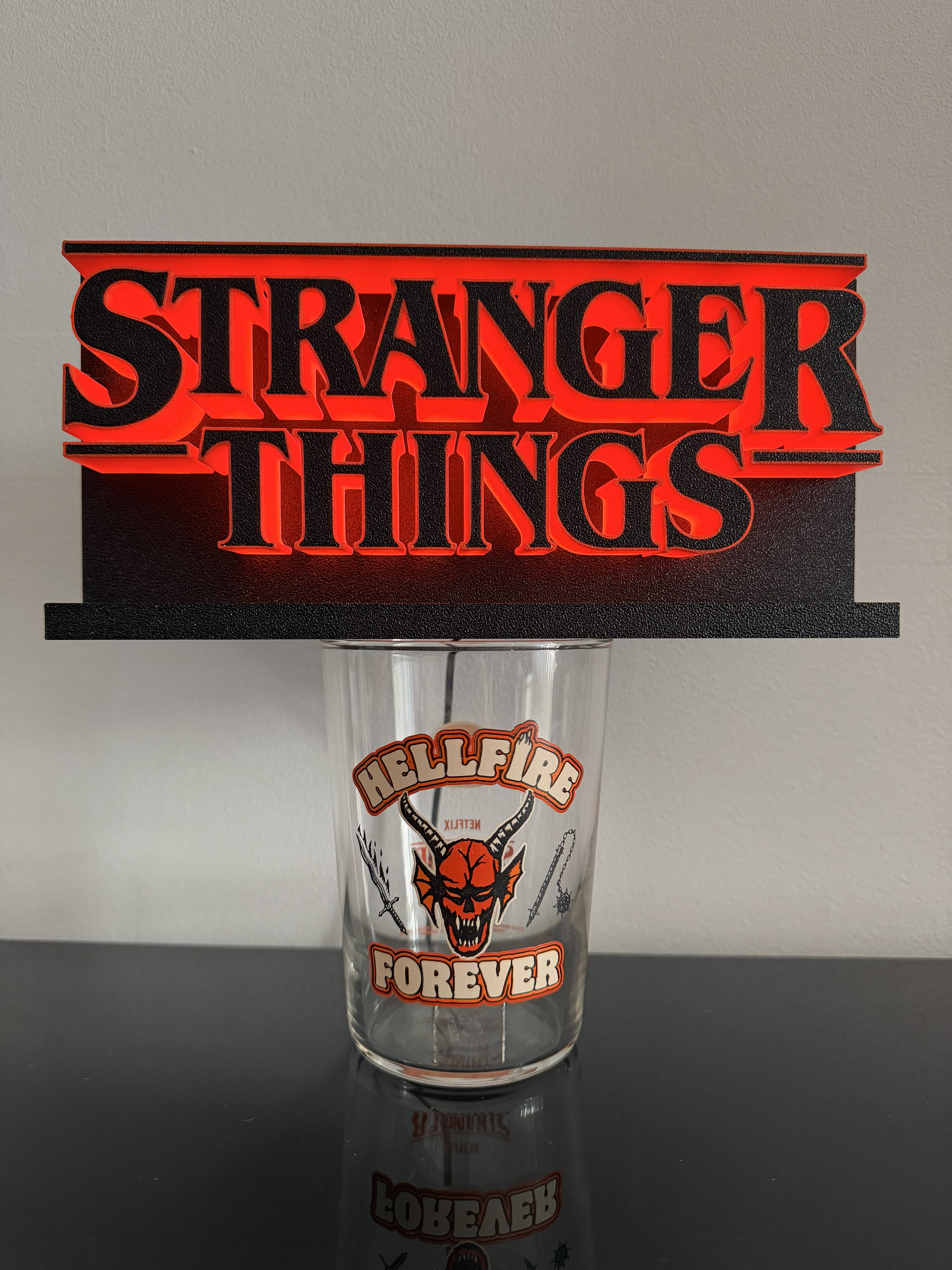 Stranger Things LED sign