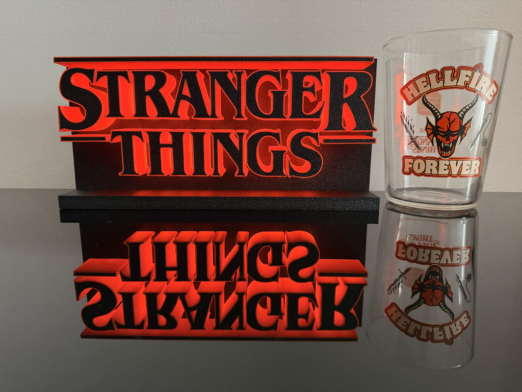 Stranger Things LED sign