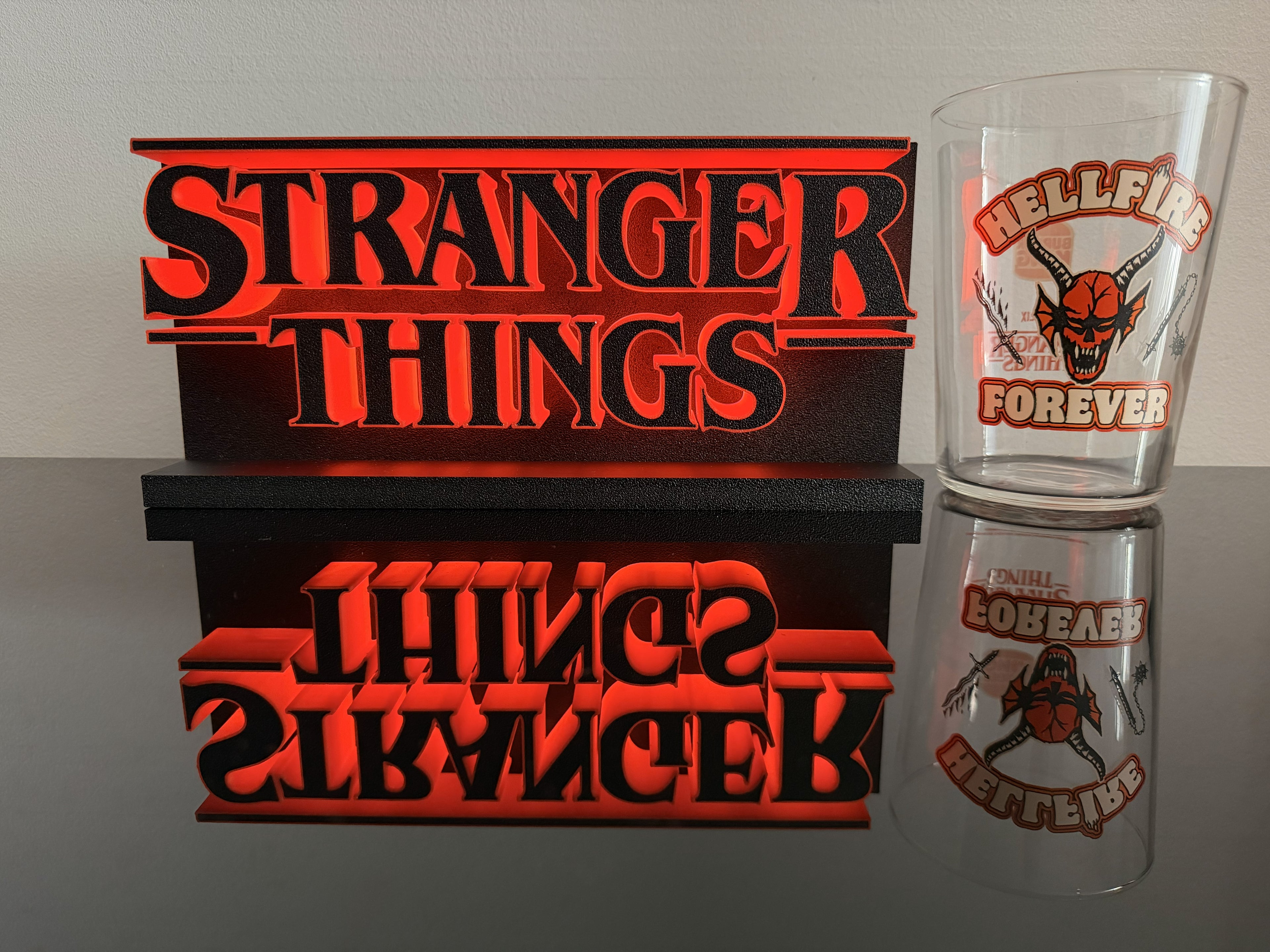 Stranger Things LED sign
